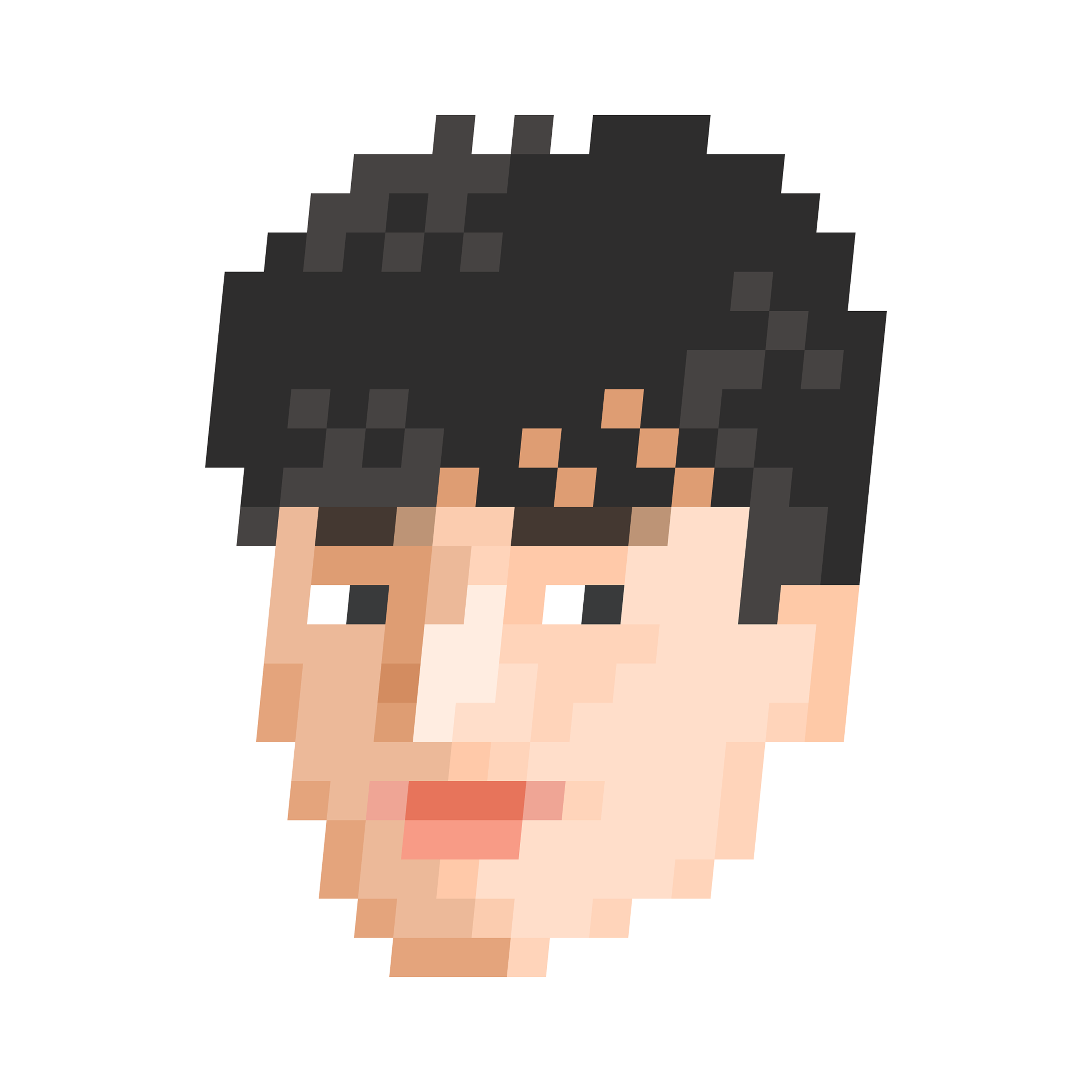 原始像素头像 PNG